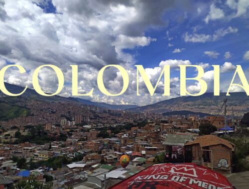 Comuna 13 w Medellin w Kolumbii